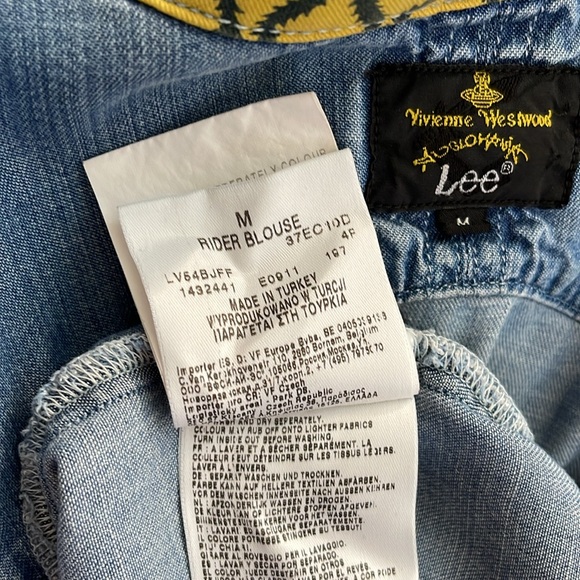 Vivienne Westwood X LEE RIDER BLOUSE MEDIUM - Picture 16 of 17